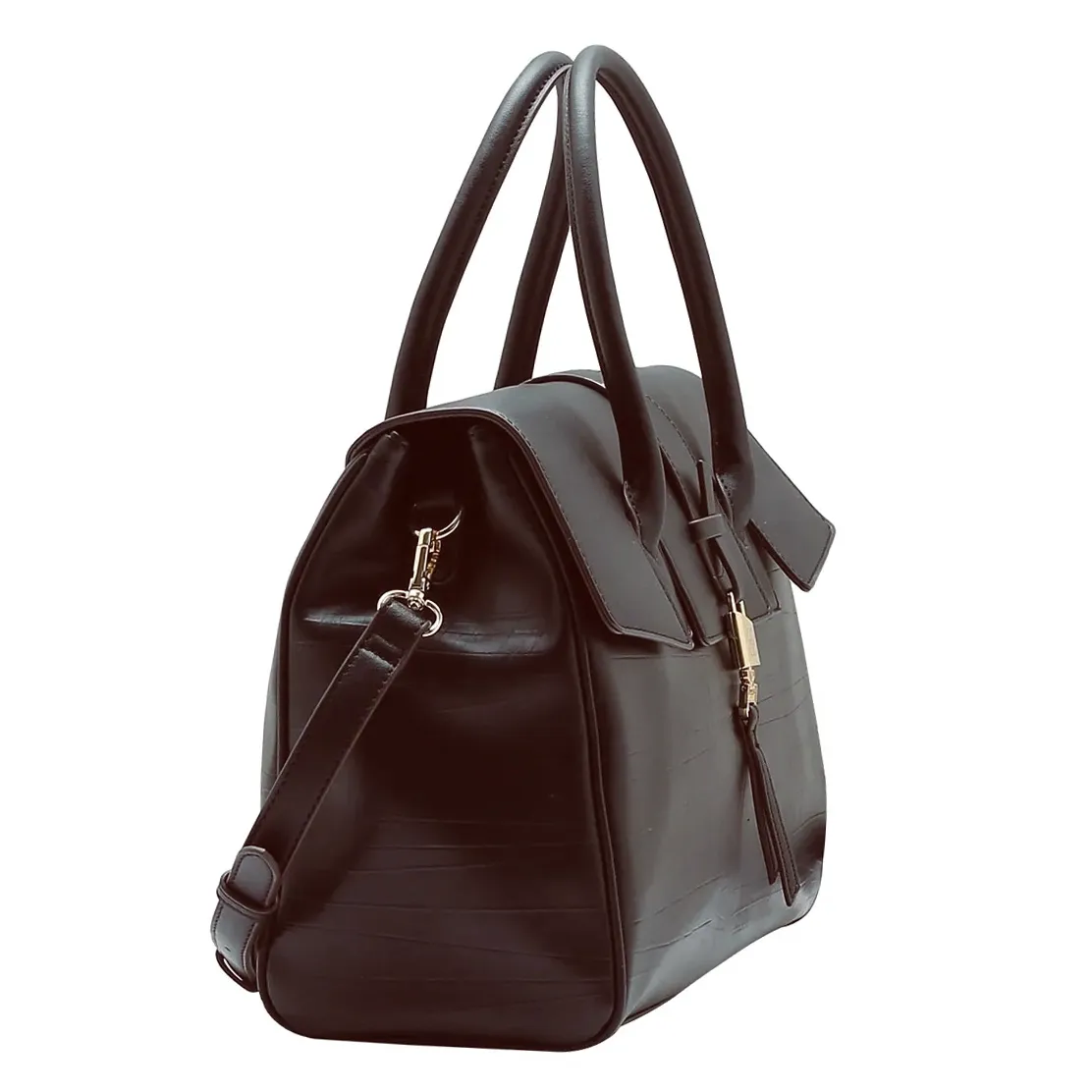 Bolsa Chenson Office Chic vista lateral com alça transversal removível e ajuste